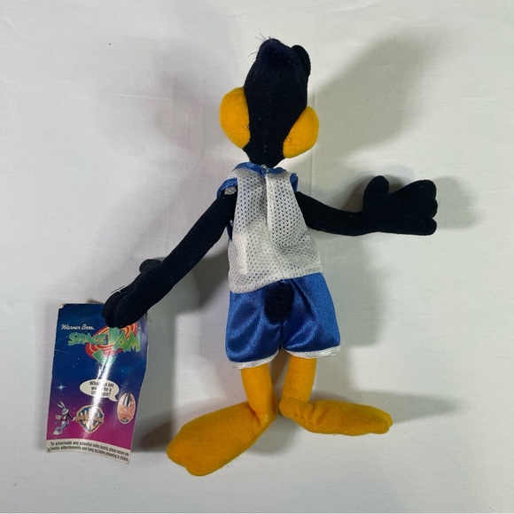 Vintage Looney Tunes DAFFY DUCK Plush Space Jam 1996 McDonald’s Plush NWT. - Picture 4 of 5